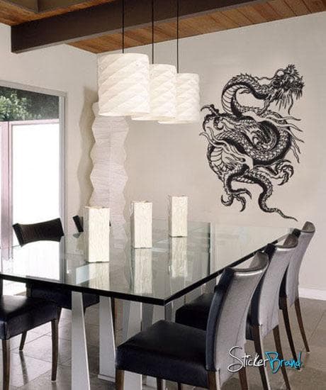 Vinyl Wall Decal Sticker Large Dragon #656