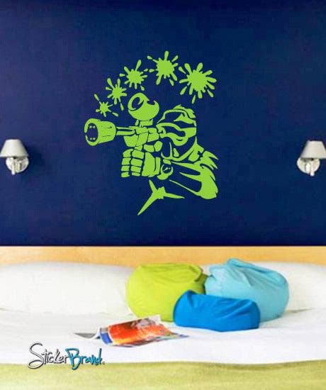 Vinyl Wall Decal Sticker Paintball Splat #659