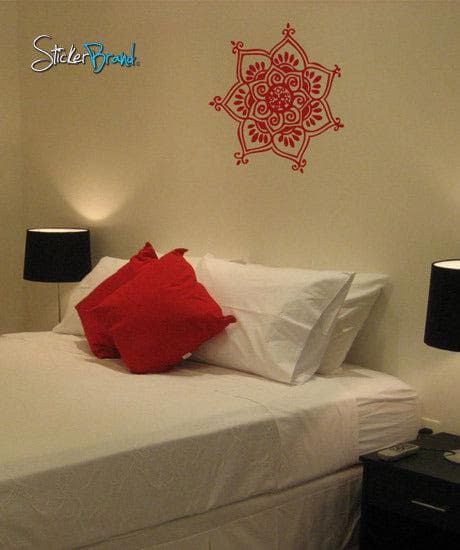 Vinyl Wall Decal Sticker Indian Henna Tattoo #662