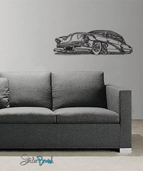 Vinyl Wall Decal Sticker Classic Hot Rod #668