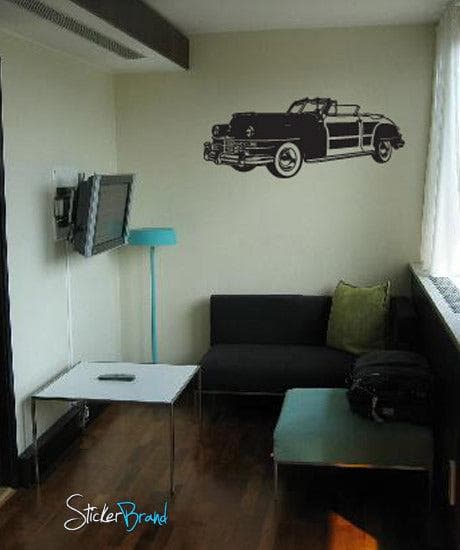 Vinyl Wall Decal Sticker Classic Woody Car #671