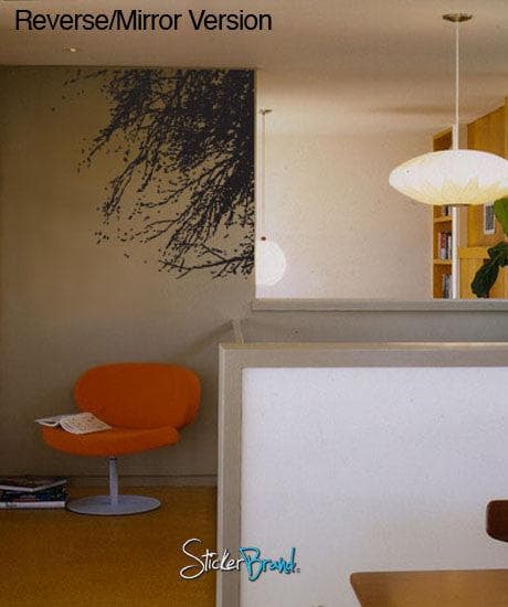 Vinyl Wall Decal Sticker Windy Tree Branches #683