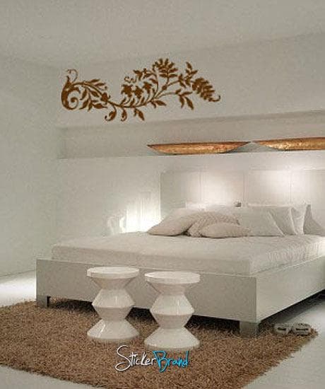 Vinyl Wall Decal Sticker Swirl Flower #685