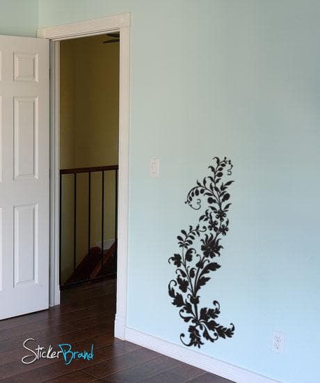 Vinyl Wall Decal Sticker Swirl Flower #688