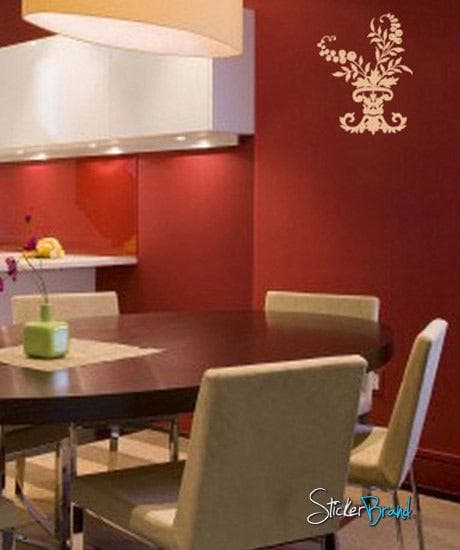 Vinyl Wall Decal Sticker Fruit Pattern Swirl #691