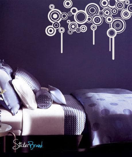 Vinyl Wall Decal Sticker Modern Circle Patterns #694