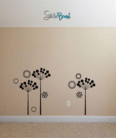 Vinyl Wall Decal Sticker Kids Flower Room #697