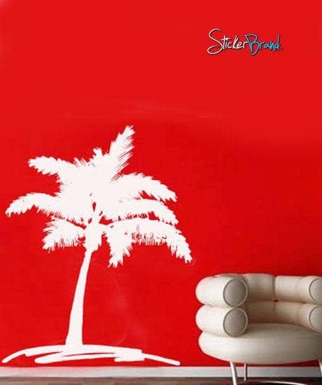 Vinyl Wall Decal Sticker Palm Tree Drawing #698
