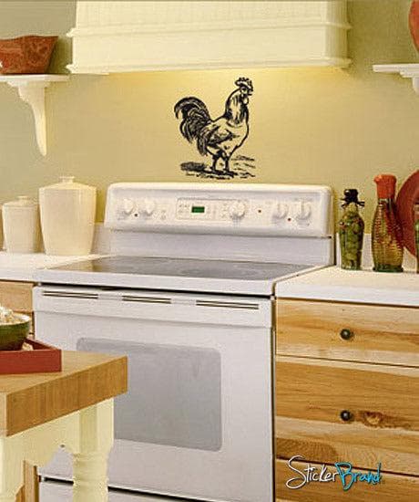 Vinyl Wall Decal Sticker Chicken #703