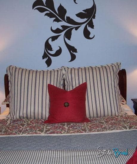 Vinyl Wall Decal Sticker Floral Leaf #709