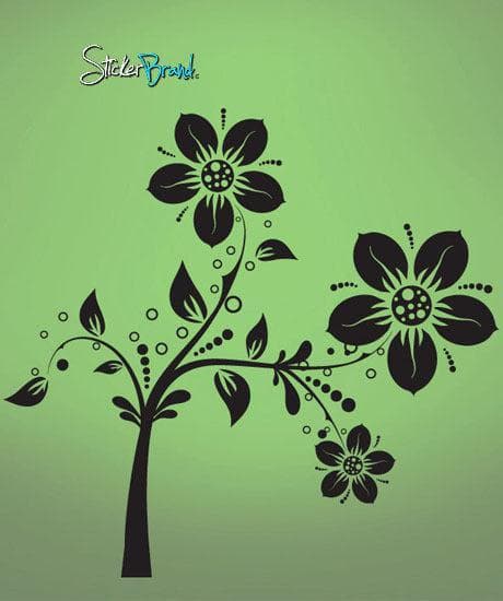 Vinyl Wall Decal Sticker Large Flower Pattern #714