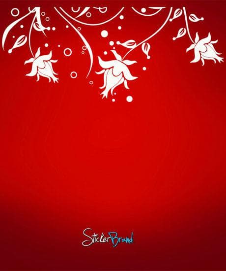 Vinyl Wall Decal Sticker Flower from Ceiling #717