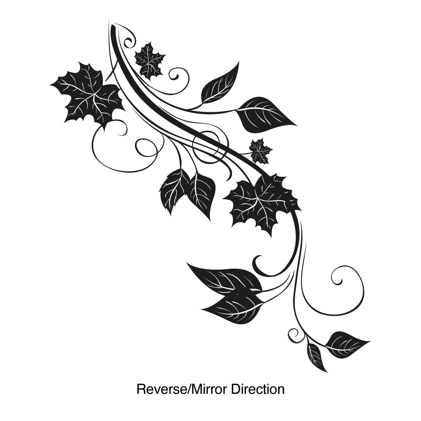 Autumn Leaves Hanging Vinyl Wall Decal Sticker. #720