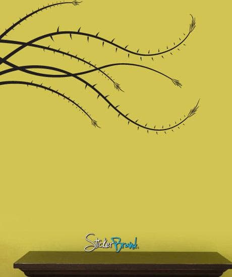 Vinyl Wall Decal Sticker Torn Bush #730