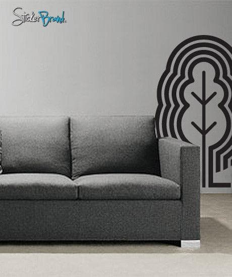 Vinyl Wall Decal Sticker Modern Tree #737