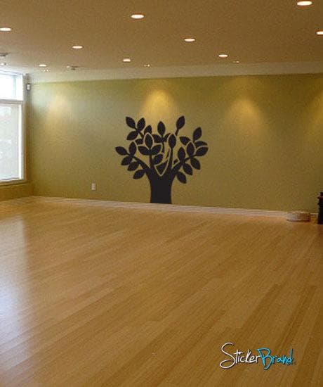 Vinyl Wall Decal Sticker Solid Tree #739
