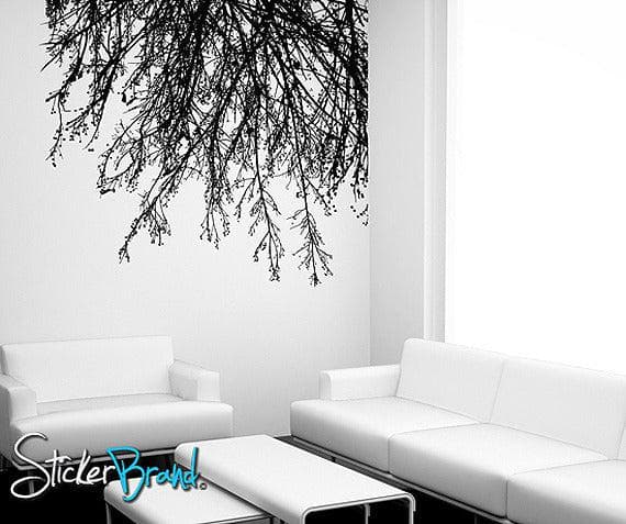 Vinyl Wall Decal Sticker Tree Branches Hanging Down #804