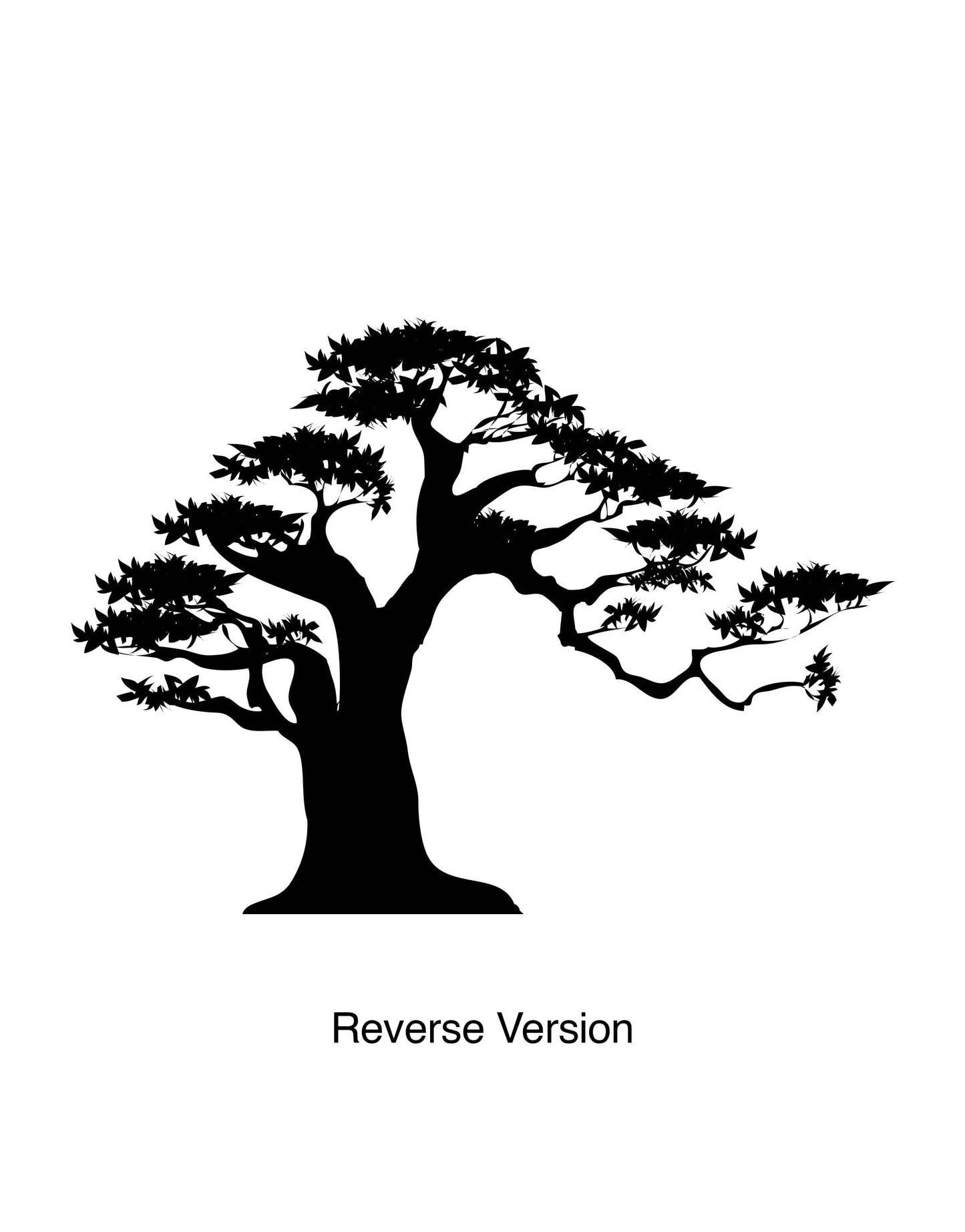 Bonsai Tree Vinyl Wall Decal Sticker. #AC150