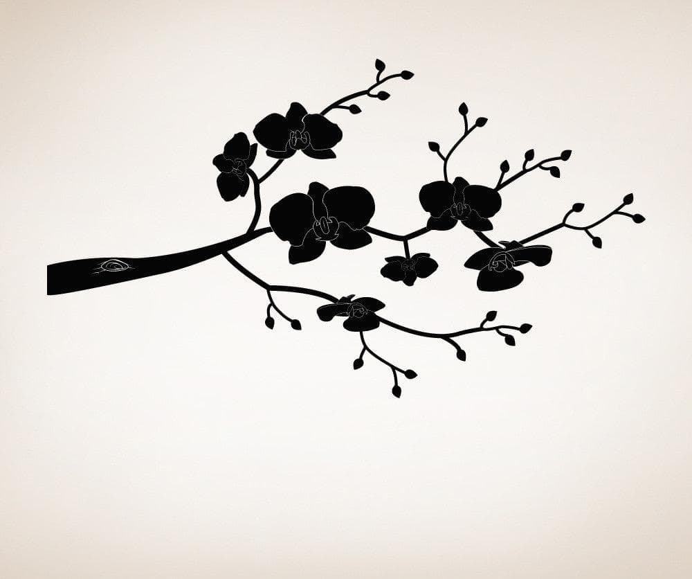 Vinyl Wall Decal Sticker Orchid Item #OS_MB103