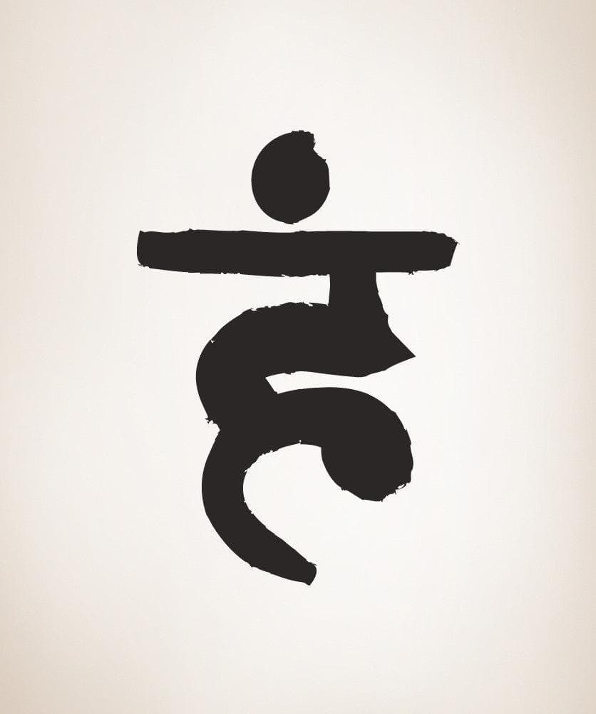 Vinyl Wall Decal Sticker Throat Chakra #OS_MB376