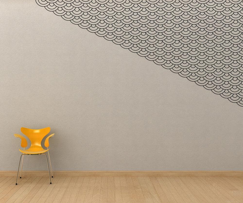 Vinyl Wall Decal Sticker Japanese Waves #OS_MB275