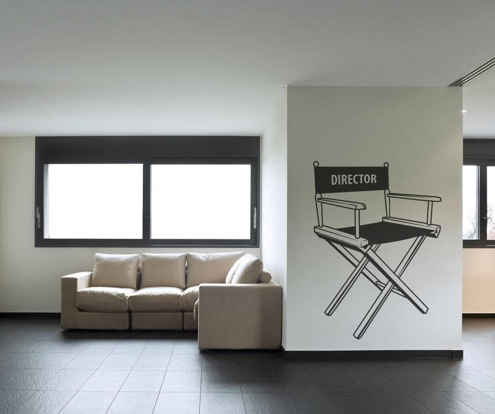 Movie / Film Theme Director's Chair Wall Decal Sticker. #OS_MB423