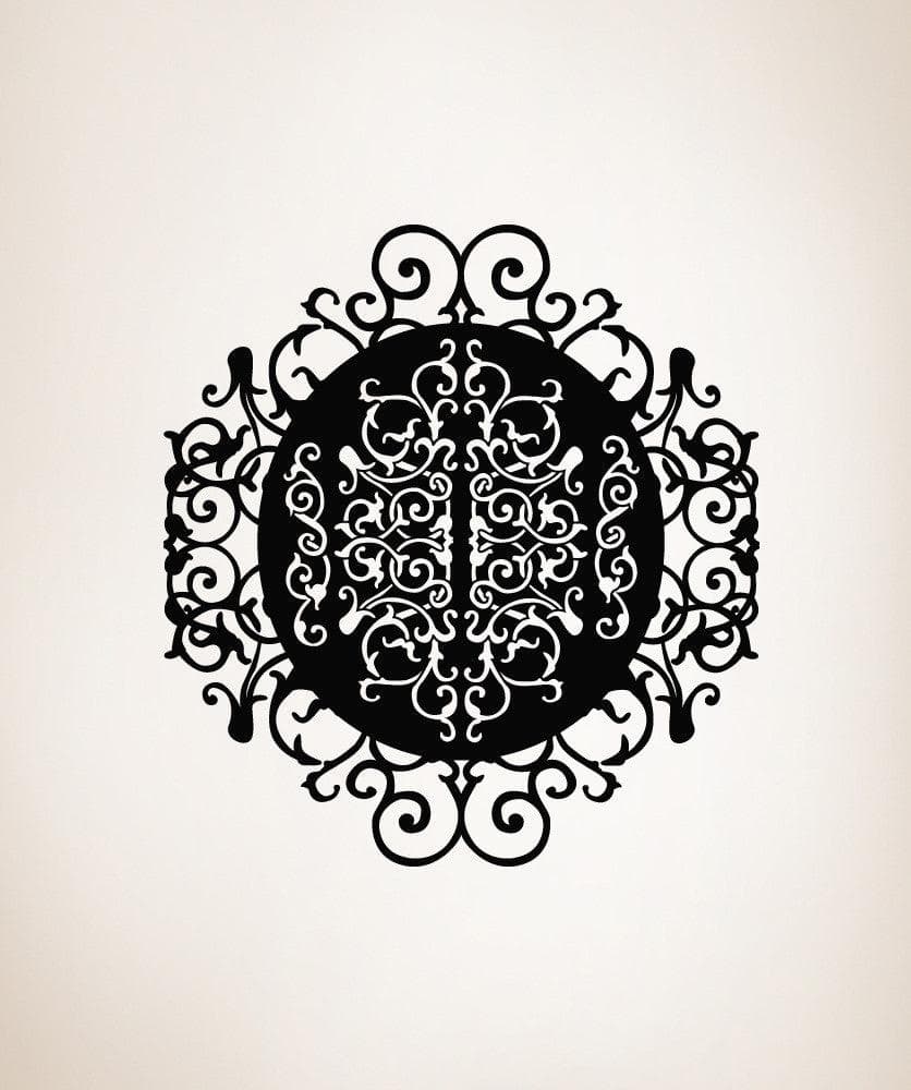 Vinyl Wall Decal Sticker Circular Swirl Pattern #OS_MB116