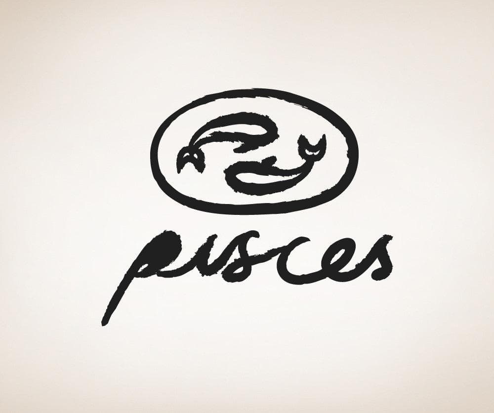 Vinyl Wall Decal Sticker Pisces #OS_MB429
