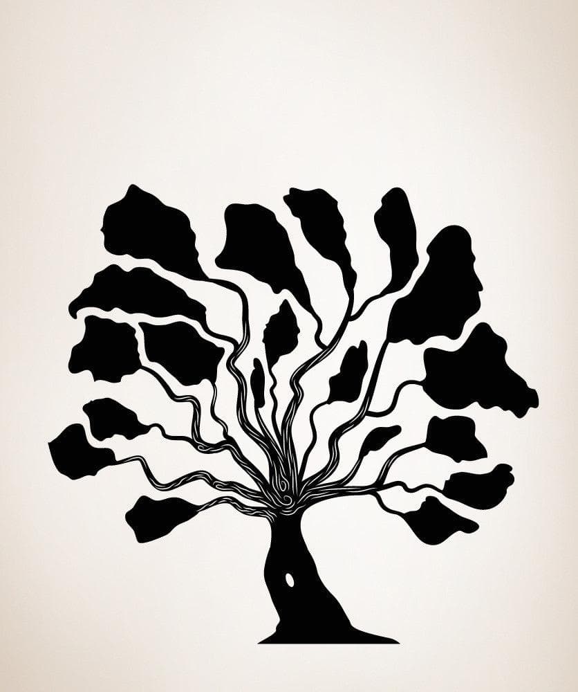 Vinyl Wall Decal Sticker Abstract Tree #OS_MB392