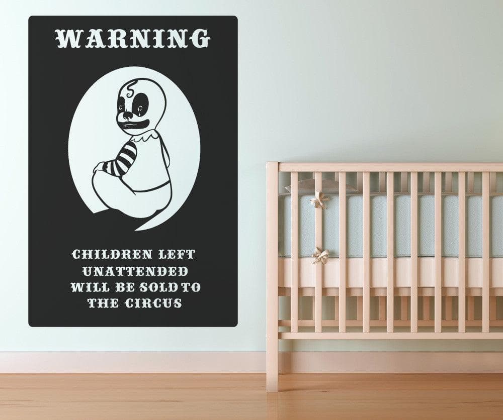 Vinyl Wall Decal Sticker Circus Children Sign #OS_MB263