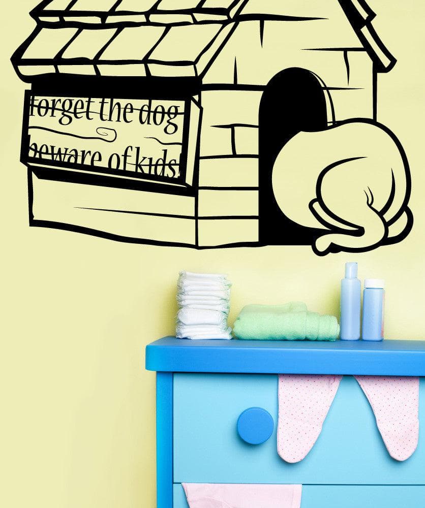 Vinyl Wall Decal Sticker Beware of Kids #OS_MB251
