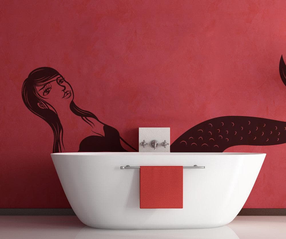 Vinyl Wall Decal Sticker Mermaid #OS_MB315