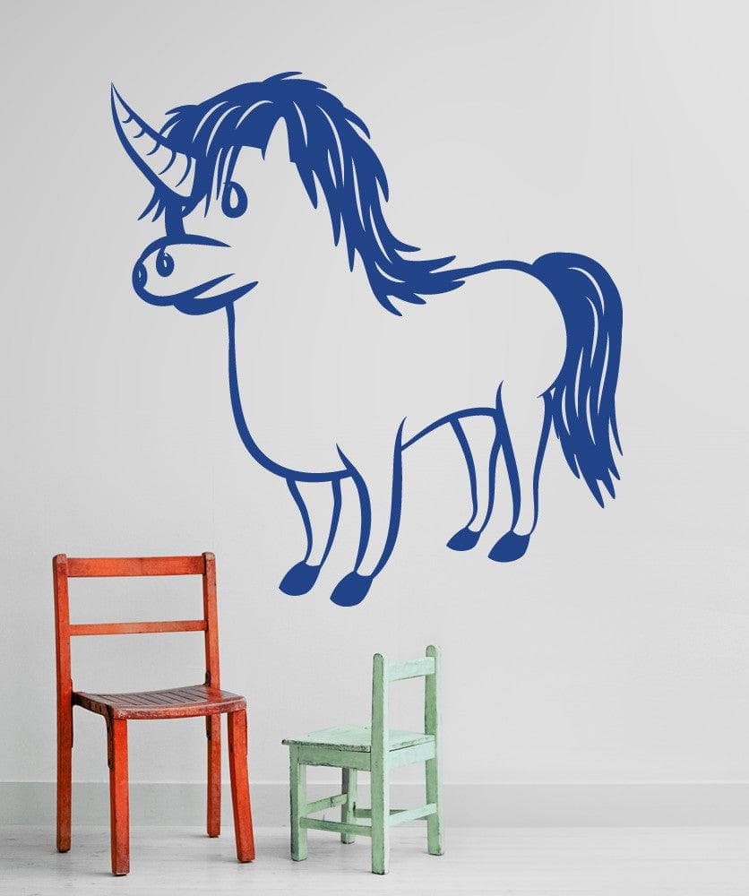 Vinyl Wall Decal Sticker Unicorn #OS_MB318