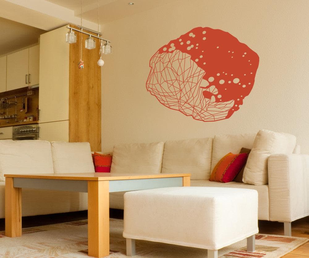 Vinyl Wall Decal Sticker Asteroid Geometrical Shape Item# OS_MB148