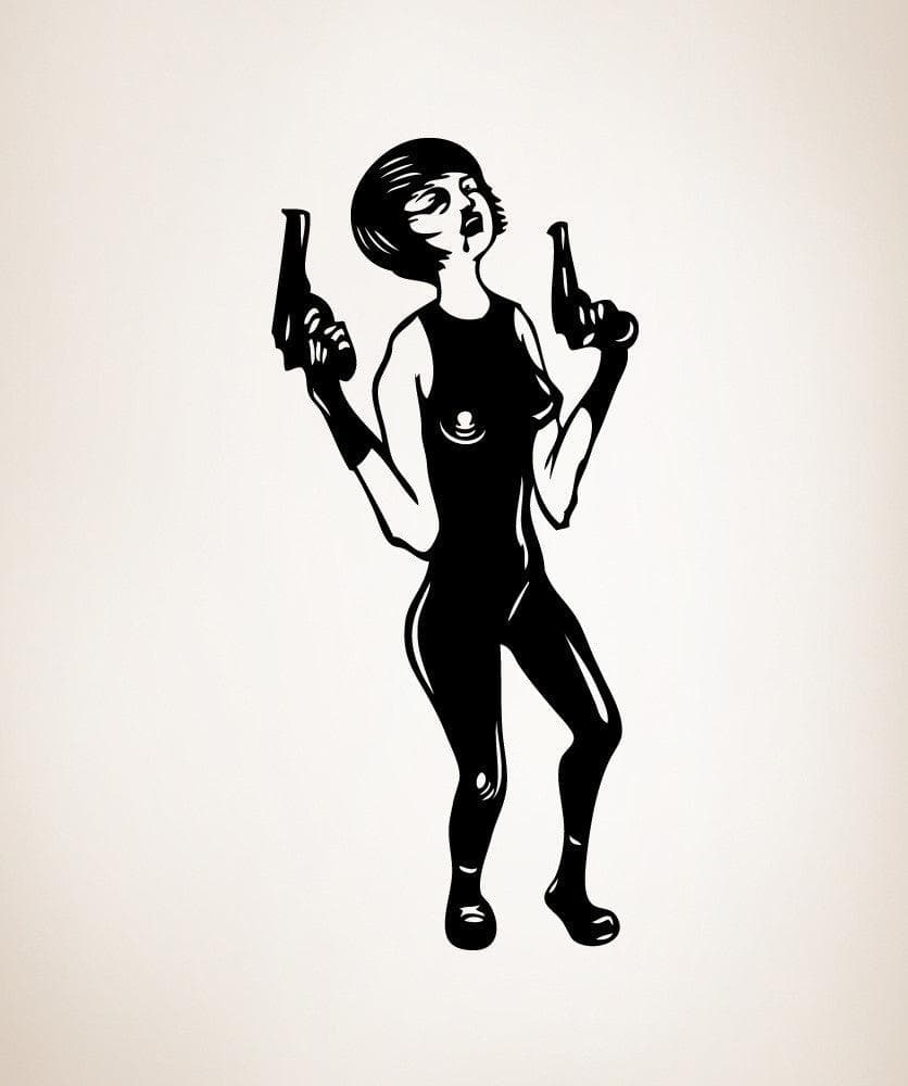 Vinyl Wall Decal Sticker Lady Killer #OS_MB405