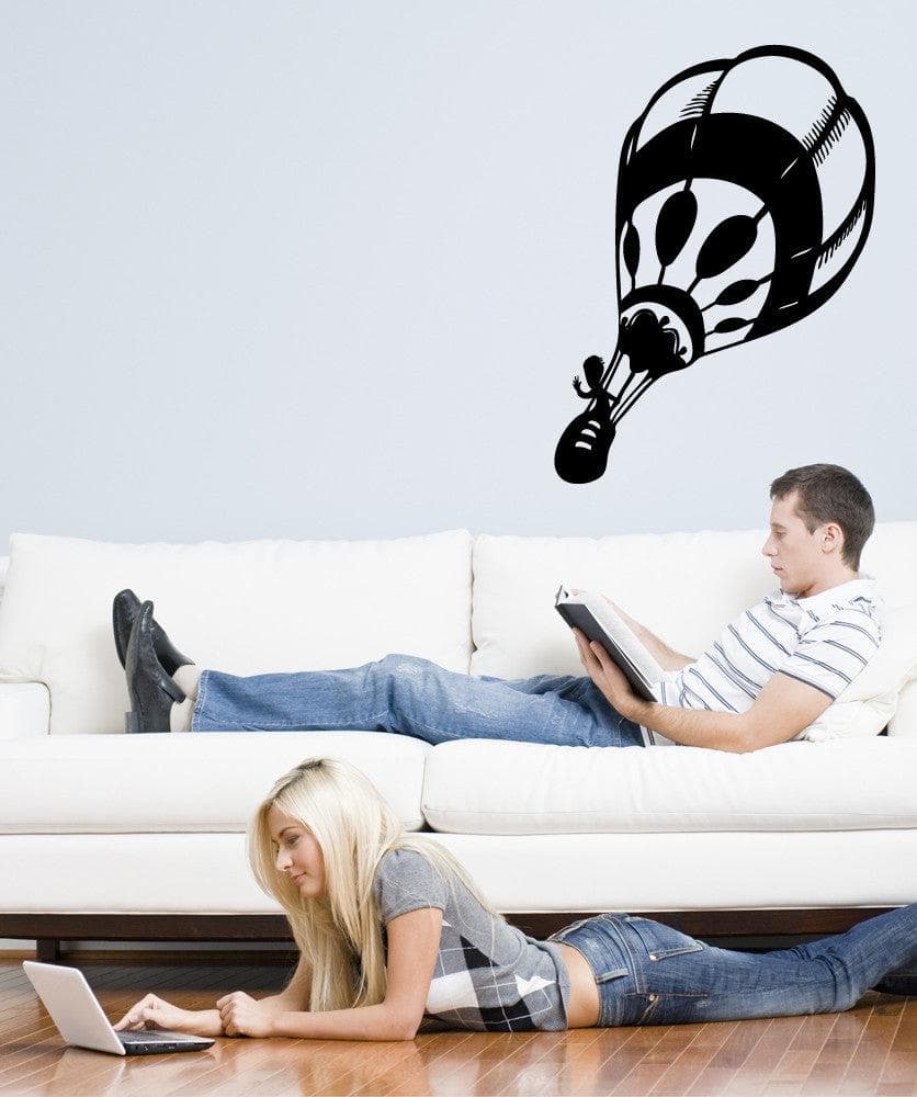 Vinyl Wall Decal Sticker Hot Air Balloon #OS_MB407
