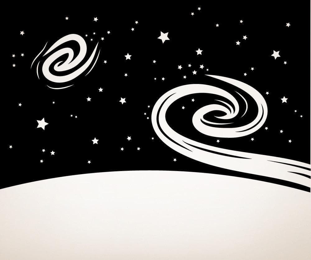 Vinyl Wall Decal Sticker Space Wall #OS_MB450