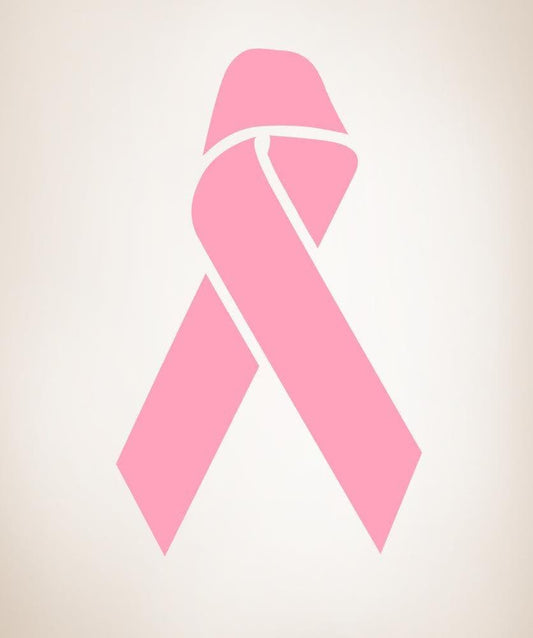 Wall Decal Sticker Breast Cancer Ribbon #881