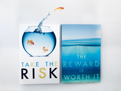 Take The Risk Motivational Quote Canvas #C115