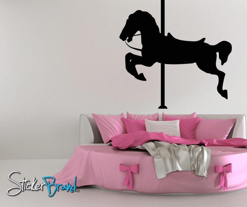 Vinyl Wall Decal Sticker Carousel Horse #OS_MB187