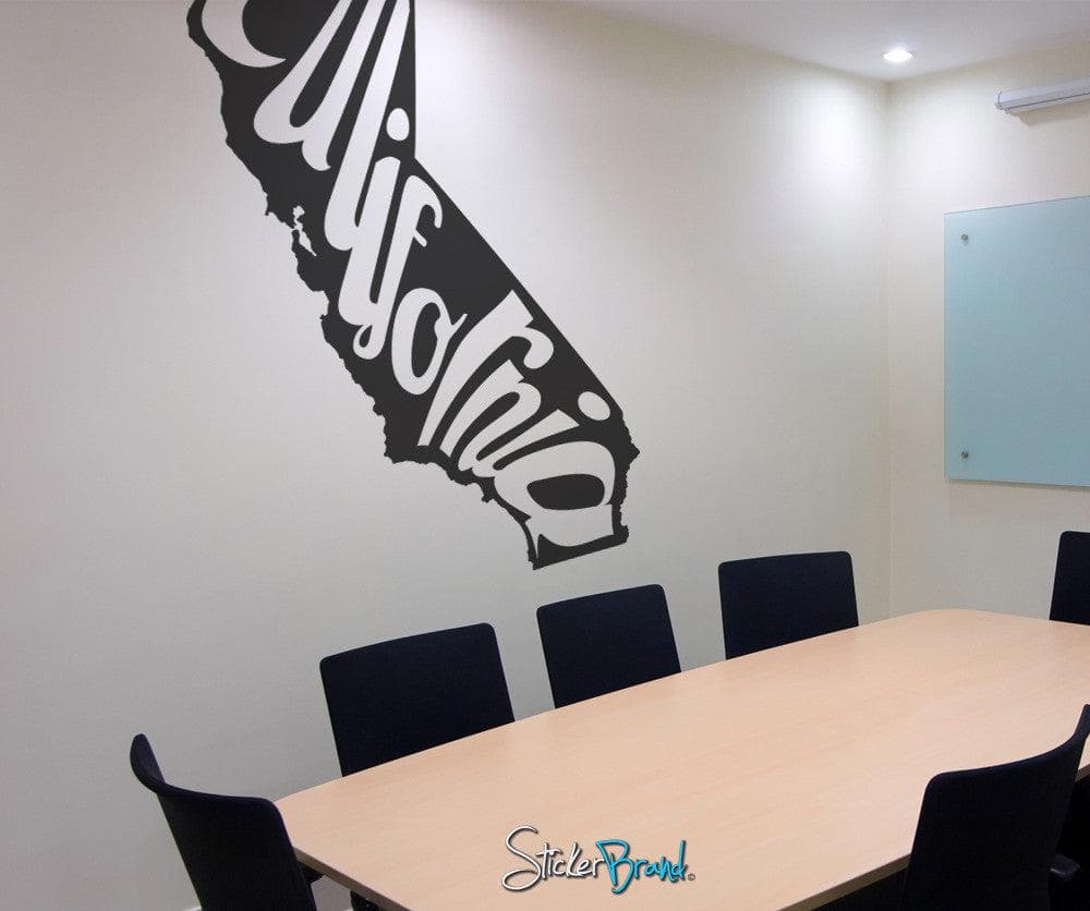 Vinyl Wall Decal Sticker California State #OS_MB169
