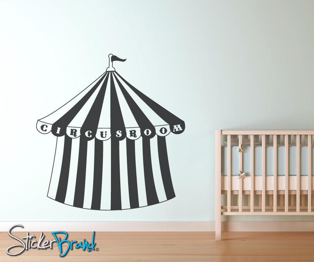 Vinyl Wall Decal Sticker Circus Tent Room #OS_MB185