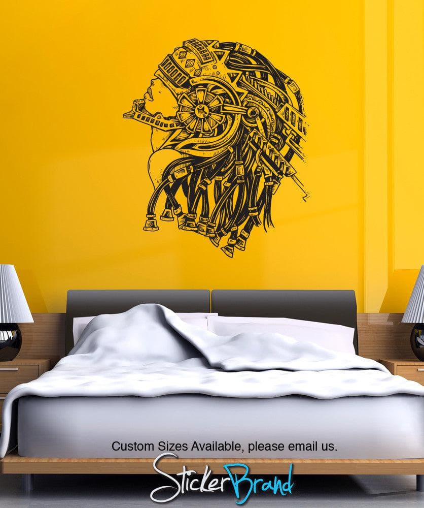 Vinyl Wall Decal Sticker Sci fi Futuristic Fantasy Girl #853