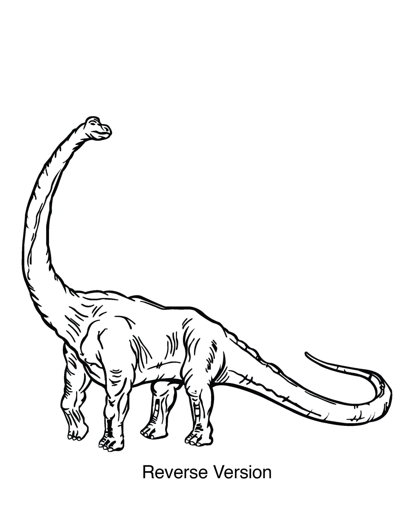 Brachiosaurus Dinosaur Dino Long Neck Vinyl Wall Decal Sticker. #KRiley116