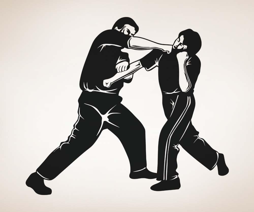 Vinyl Wall Decal Sticker MMA Punching #5203
