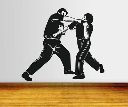 Vinyl Wall Decal Sticker MMA Punching #5203