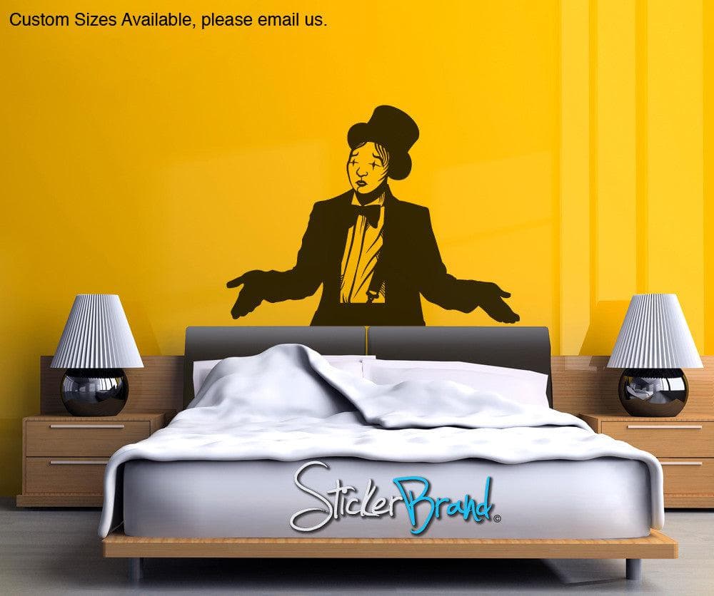 Vinyl Wall Decal Sticker Circus Clown Mime #OS_MB178