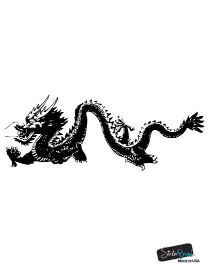 Chinese Dragon Wall Decal. Asian Home Decor. #MMartin146