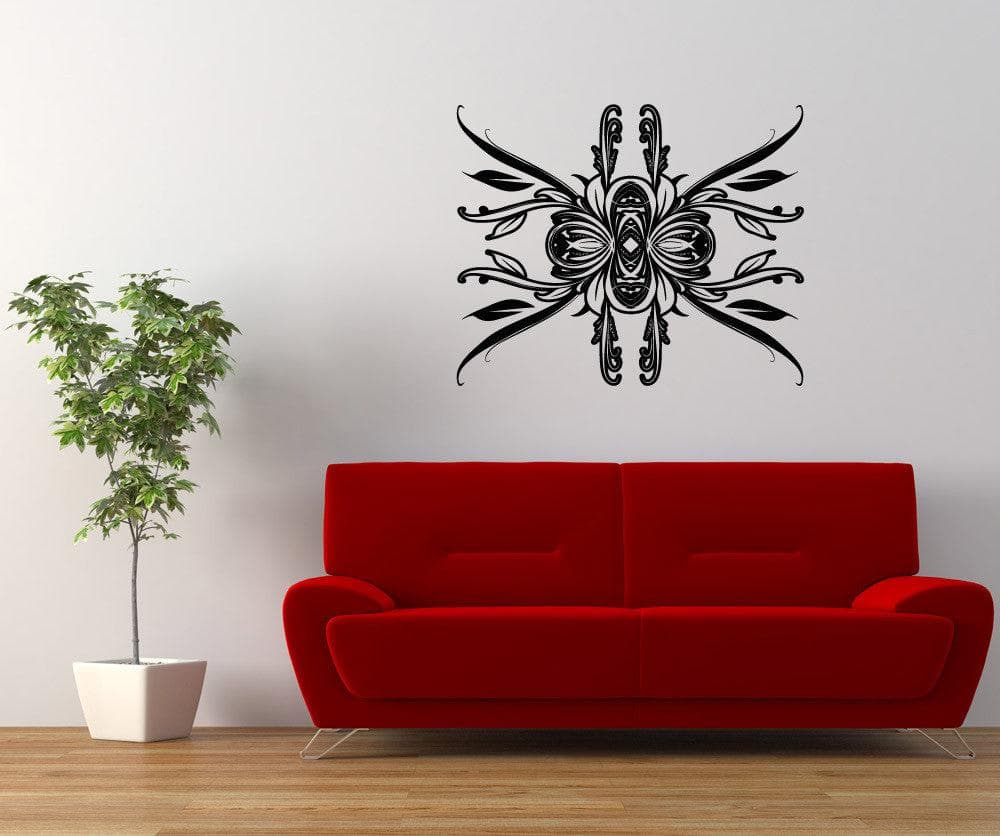 Vinyl Wall Decal Sticker Abstract Leaf Pattern #OS_AA1031