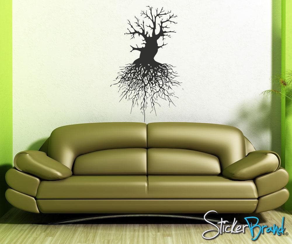 Vinyl Wall Decal Sticker Tree Roots #OS_AA111